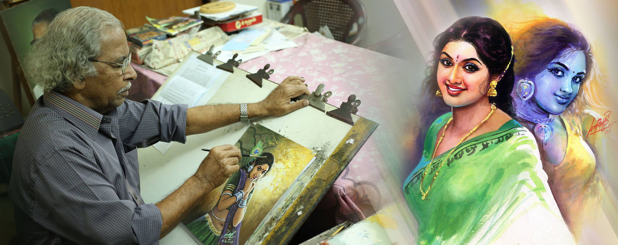 painting tamil nadu artist maruthi