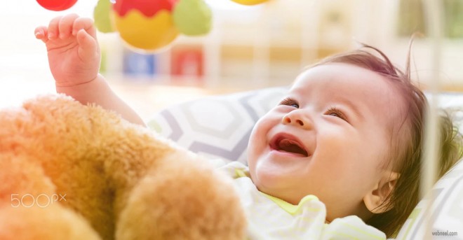 baby photography laughing by michiko tierney