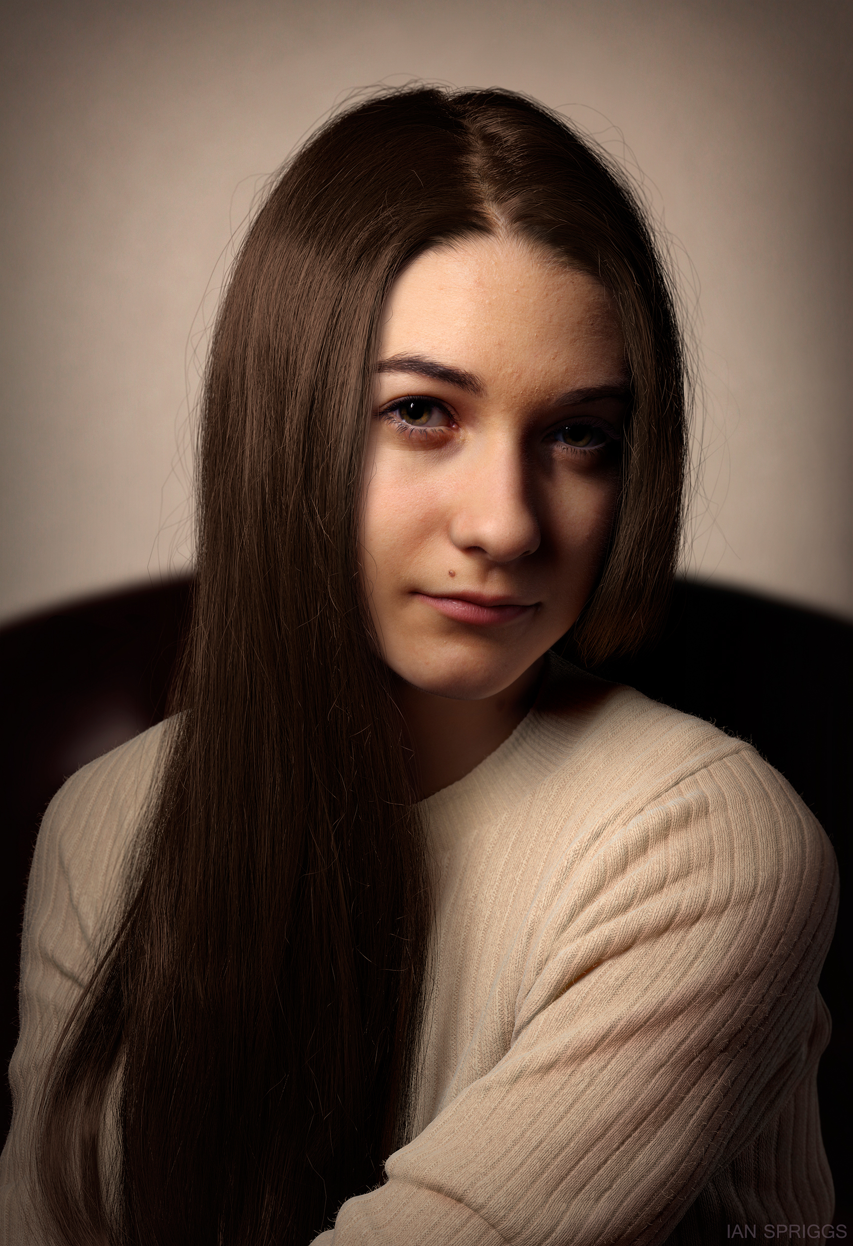 3D Model Portrait of Cassidy