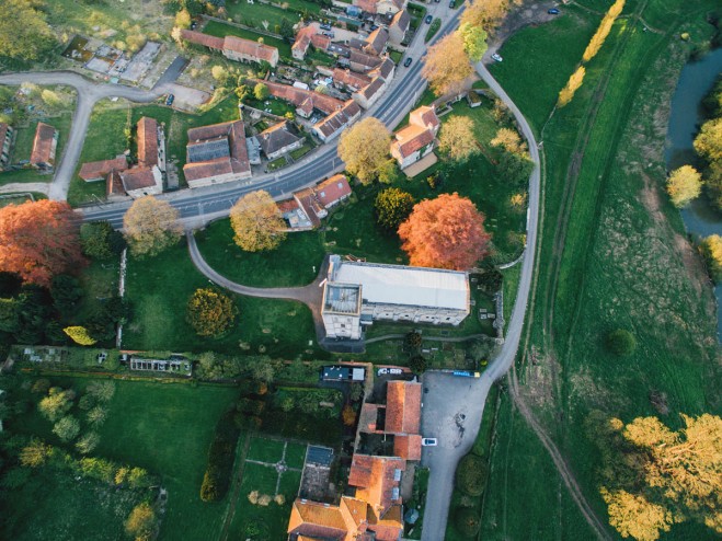 village aerial photography drone by mathew king