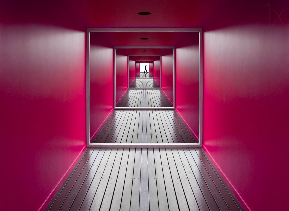 abstract photography corridor