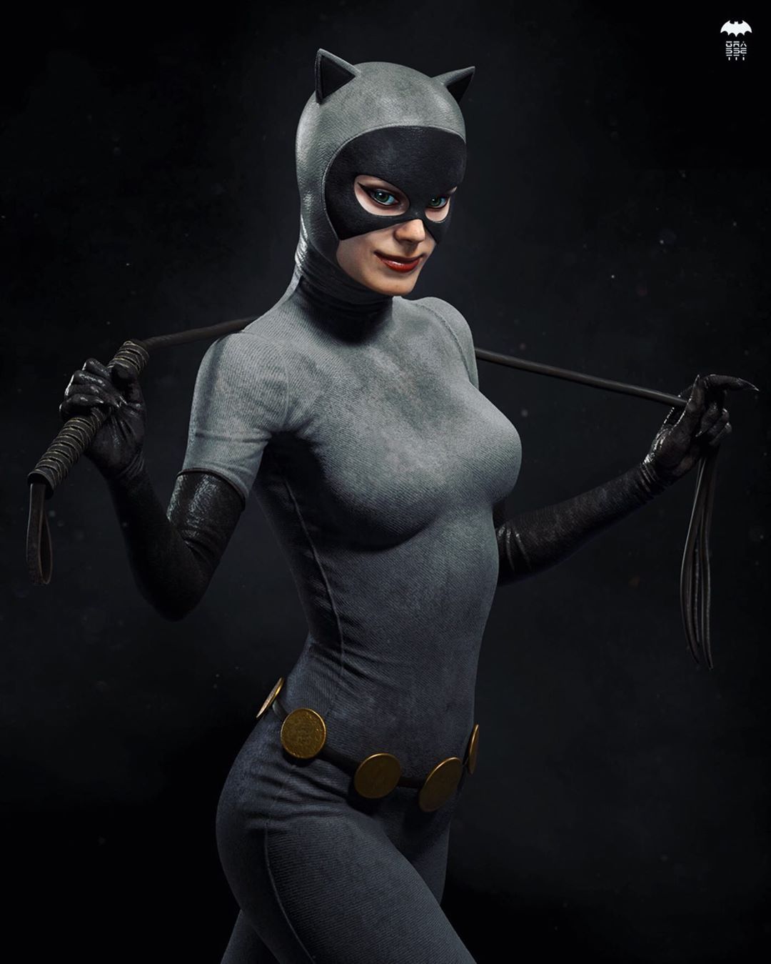 3d model character design catwoman