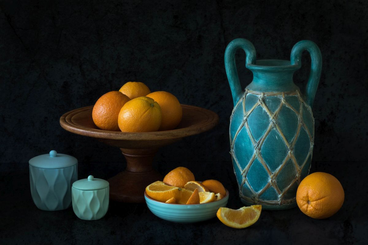 still life photography oranges by jacqueline hammer