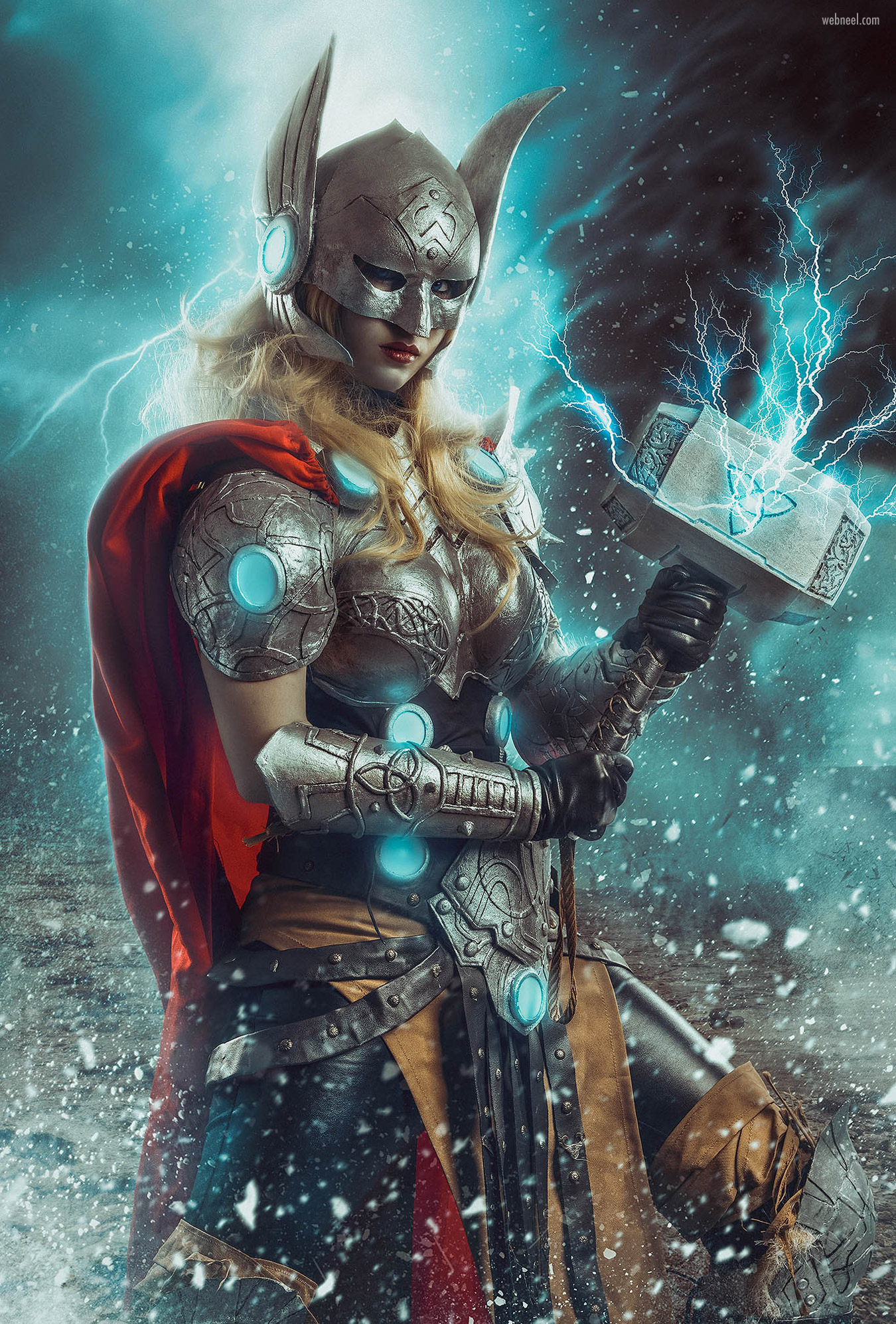 photo retouching works coplay photography thor by rebecca saray