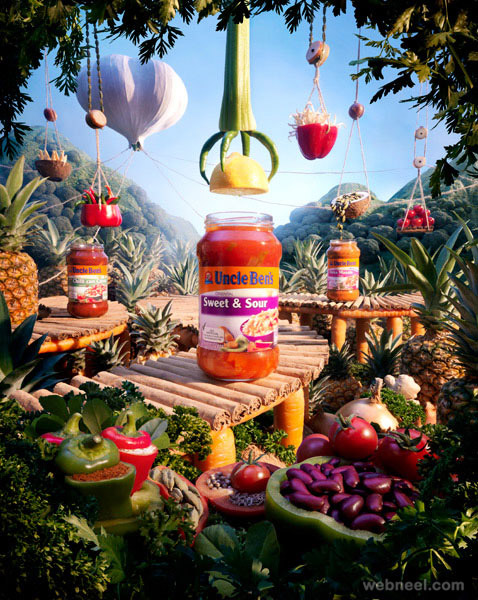 photo collage foodscapes