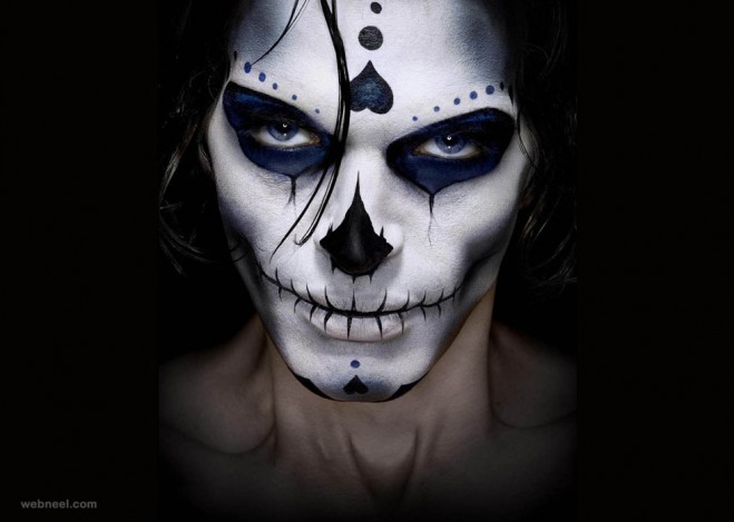 face painting skull dimitri