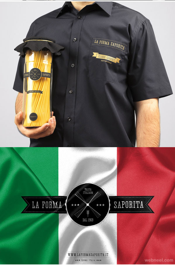 italian pasta branding identity design