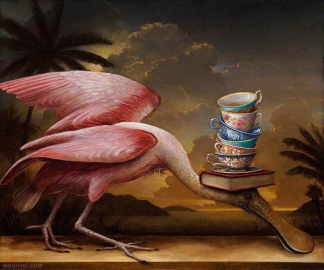 surreal painting by kevin sloan