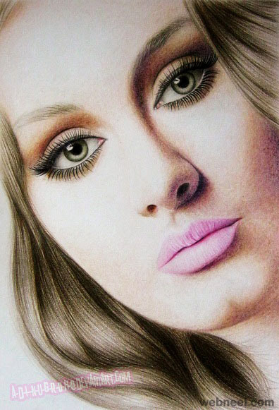realistic color pencil drawings