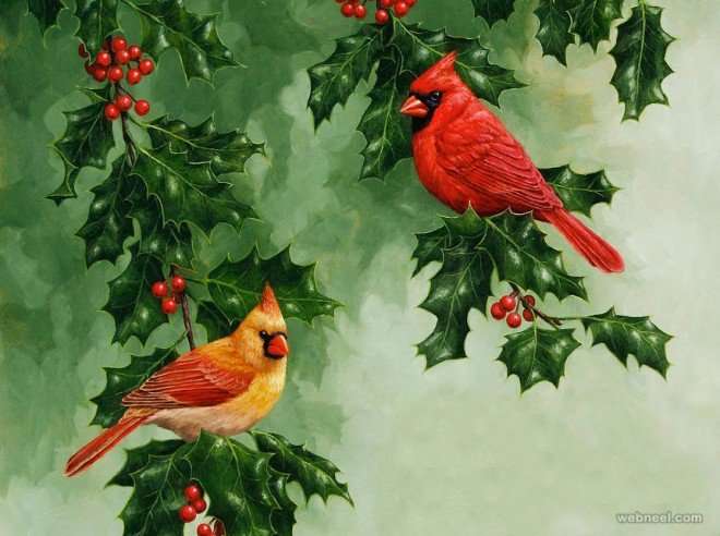 bird painting by crista forest