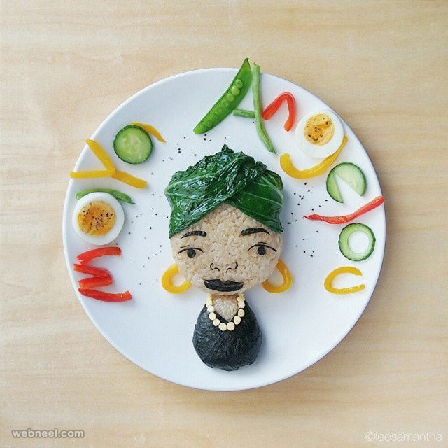 food art by samantha lee
