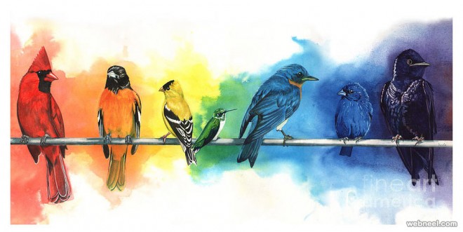 bird painting by antony galbraith