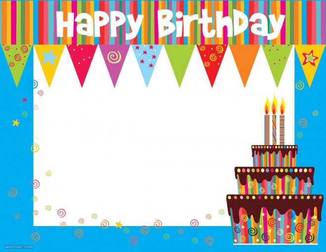 50 Beautiful Happy Birthday Greetings card design examples - Part 2