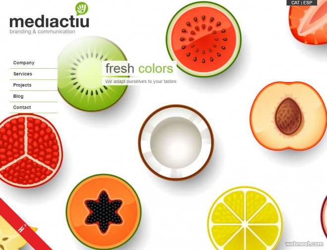 mediactiu graphic design website