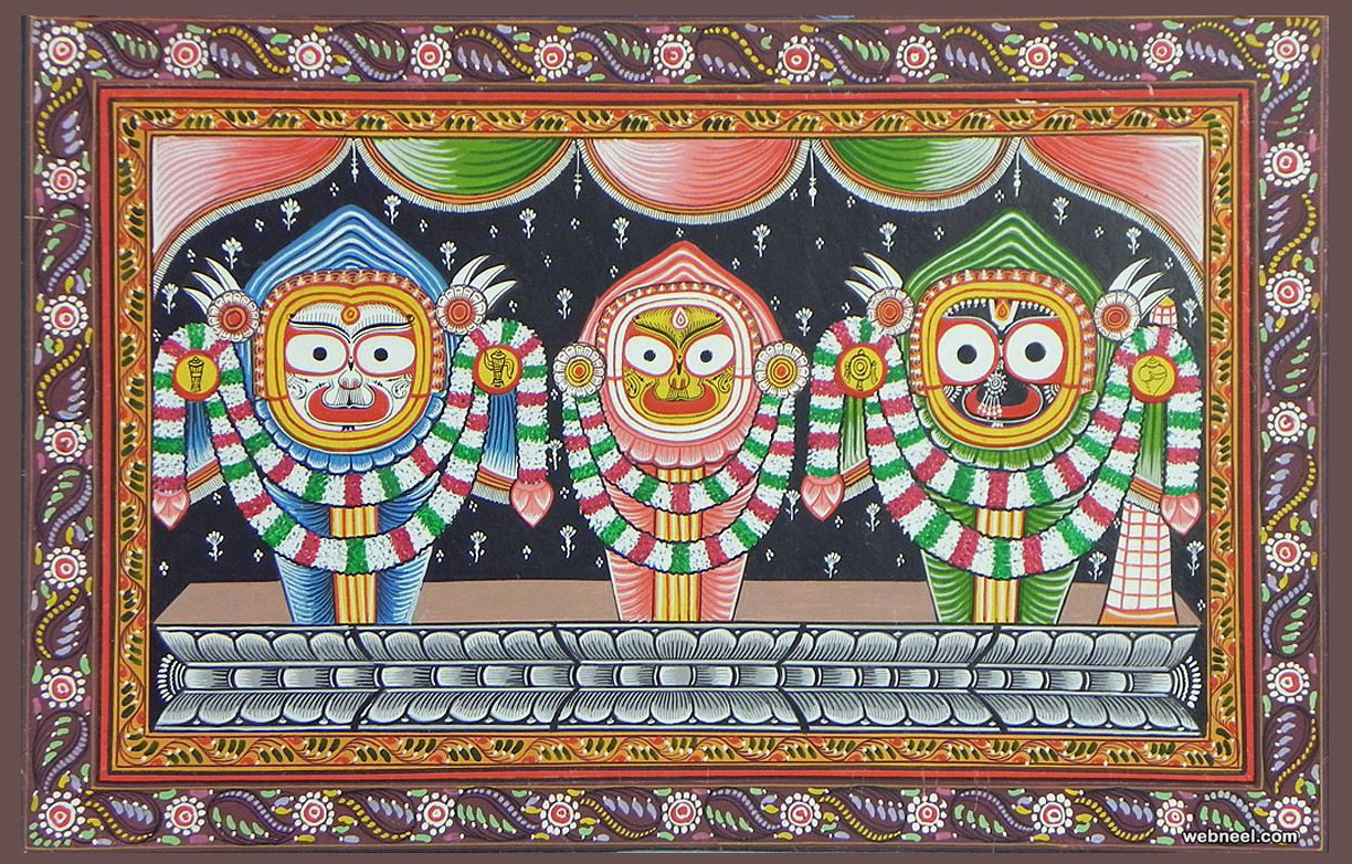 tussar paintings odisha lord jaganath