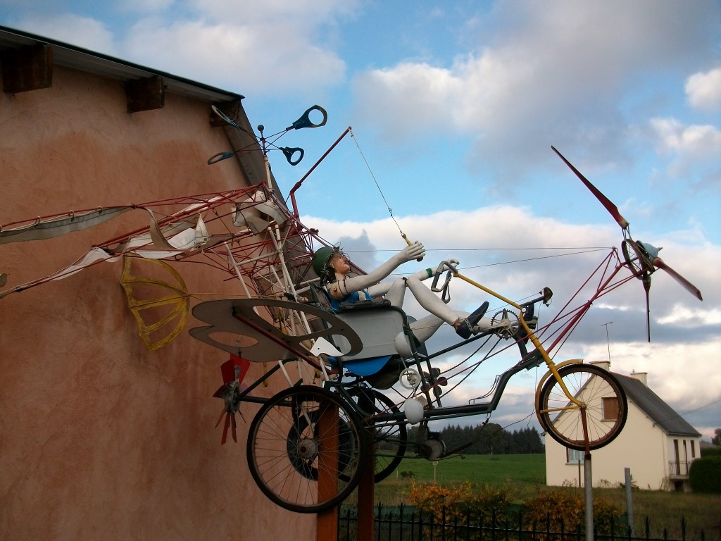 sculpture scrap metal by robert coudray