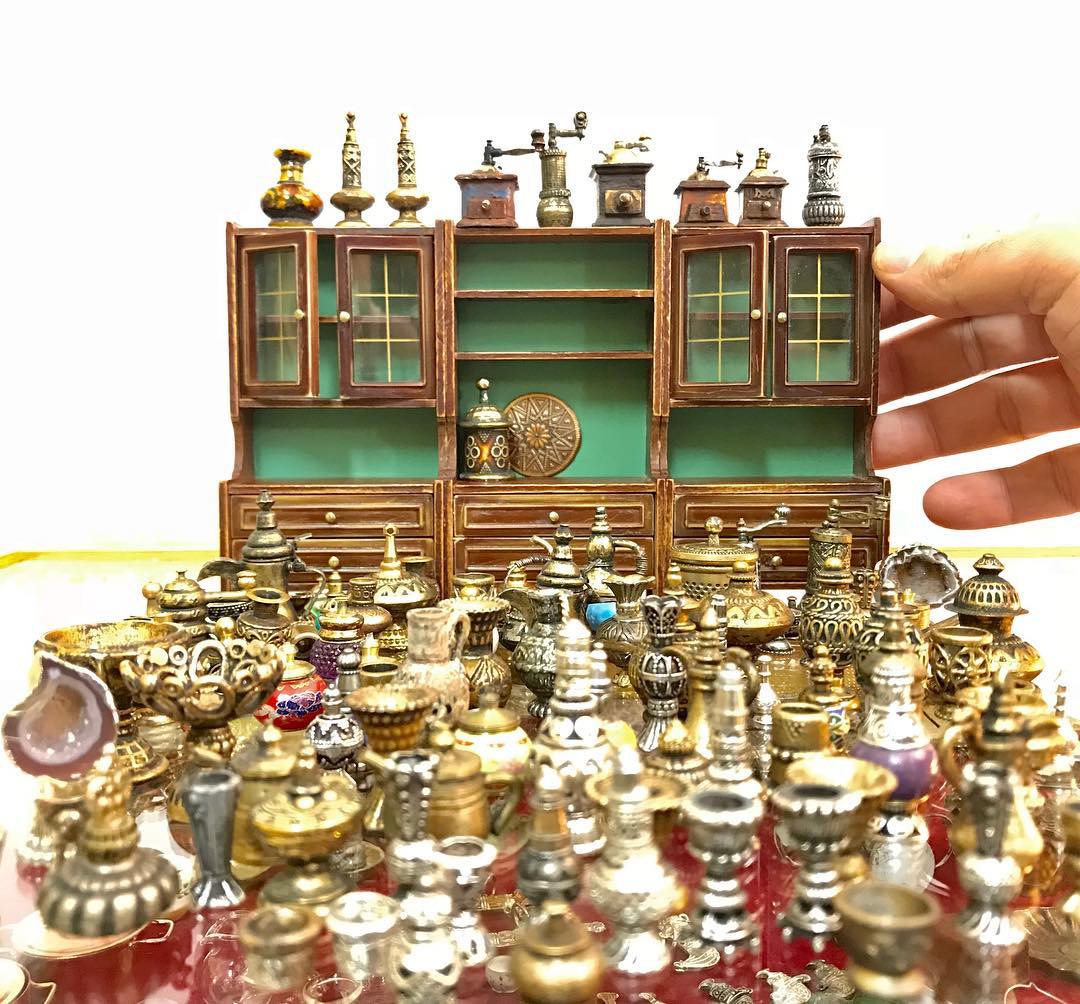 miniature art works woodwork by abdulrahman eid