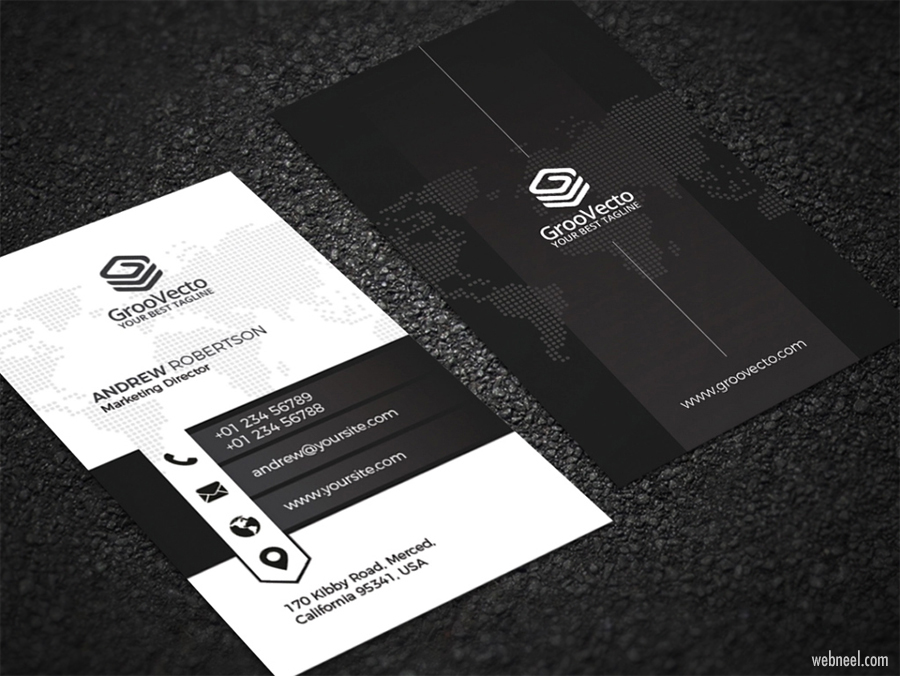 corporate business card design by nisatoon