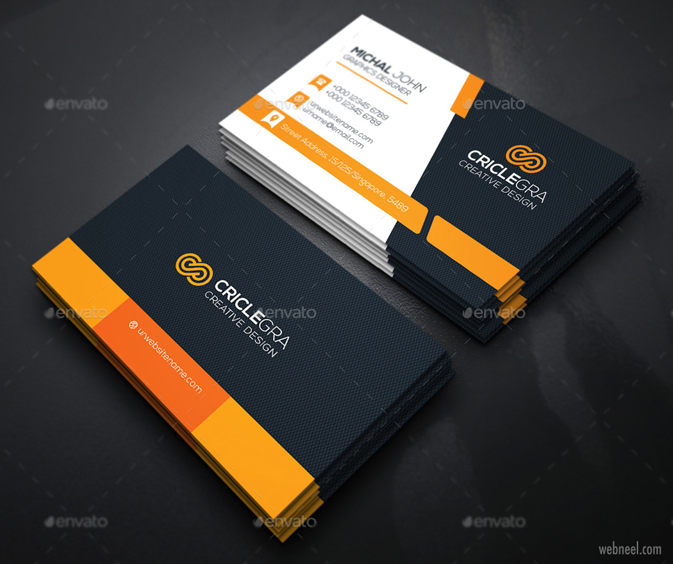 corporate business card design by generousart