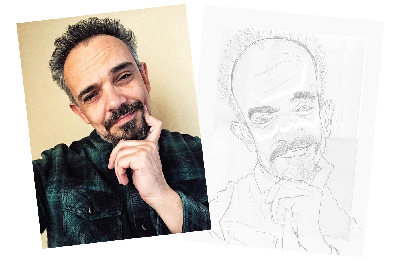 caricature illustrations portrait sketch by stavros damos