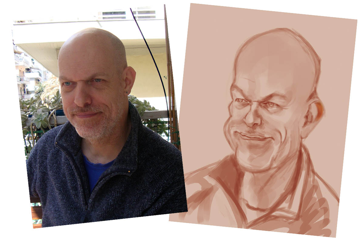 caricature illustrations portrait sketch by stavros damos