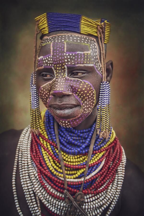 portrait photography tribal girl