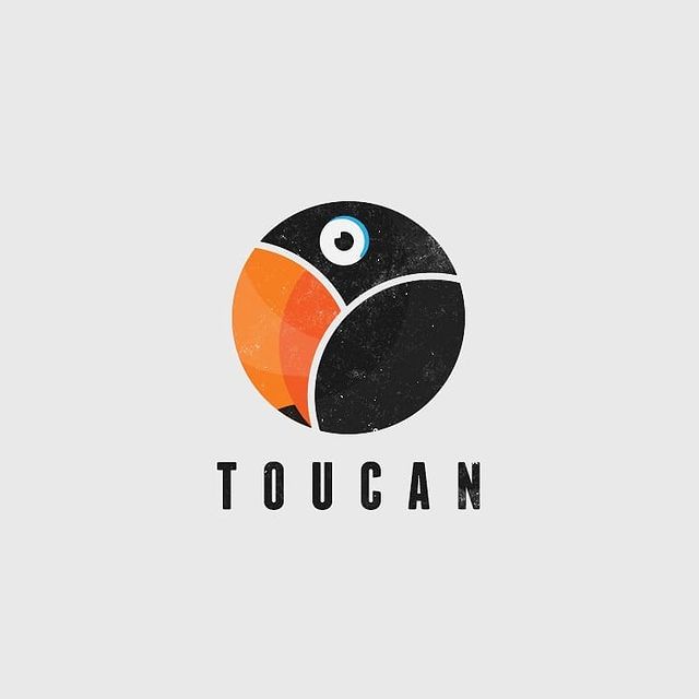 animal logo design toucan