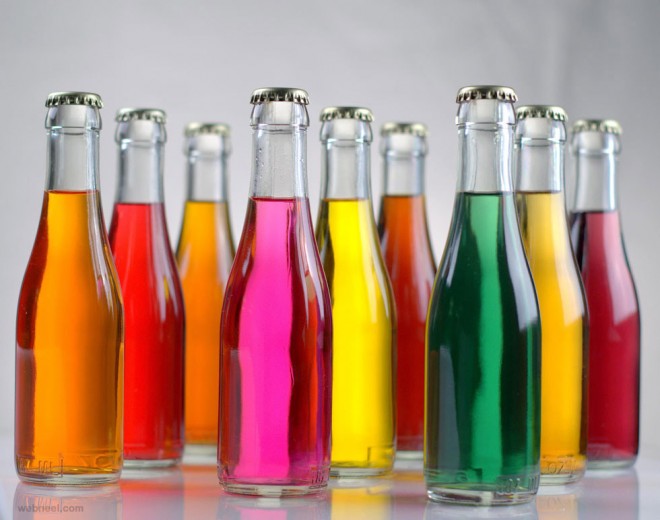 color bottles food photography by dan granger