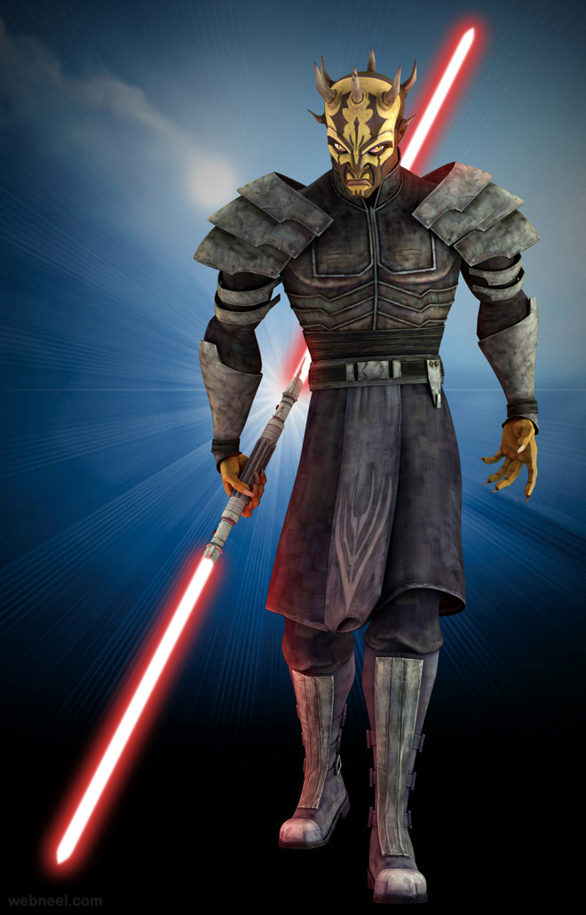 savage star war game characters 3d