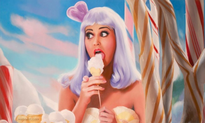 ice cream painting by will cotton