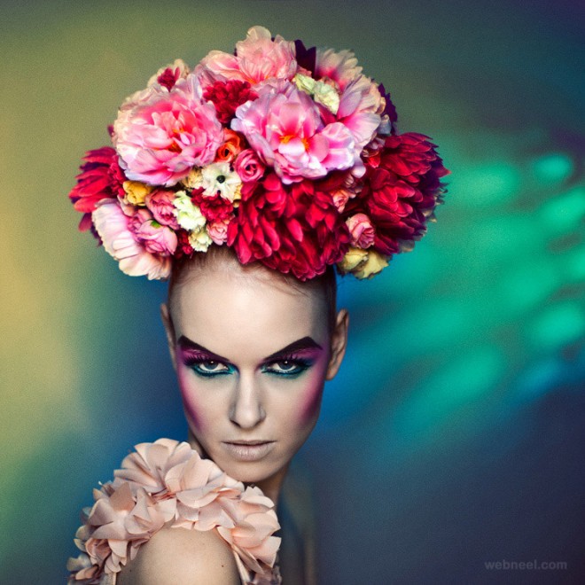 fashion photography flower by simona smrckova