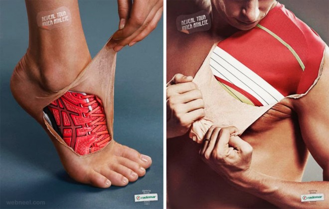 rademar shoe sports creative advertising