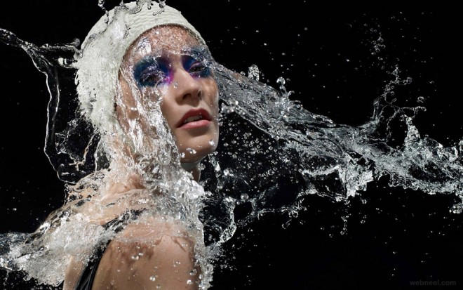 water splash creative photography by iain crawford