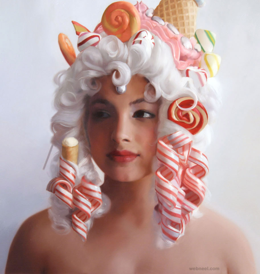 candy ice cream paintings