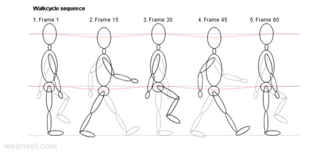 walk cycle animation