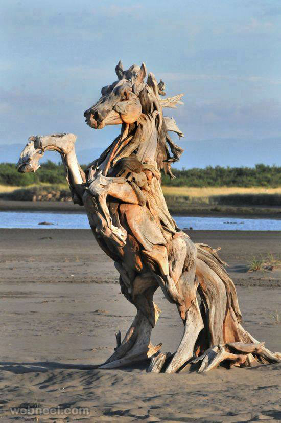 drift wood sculpture jeffro