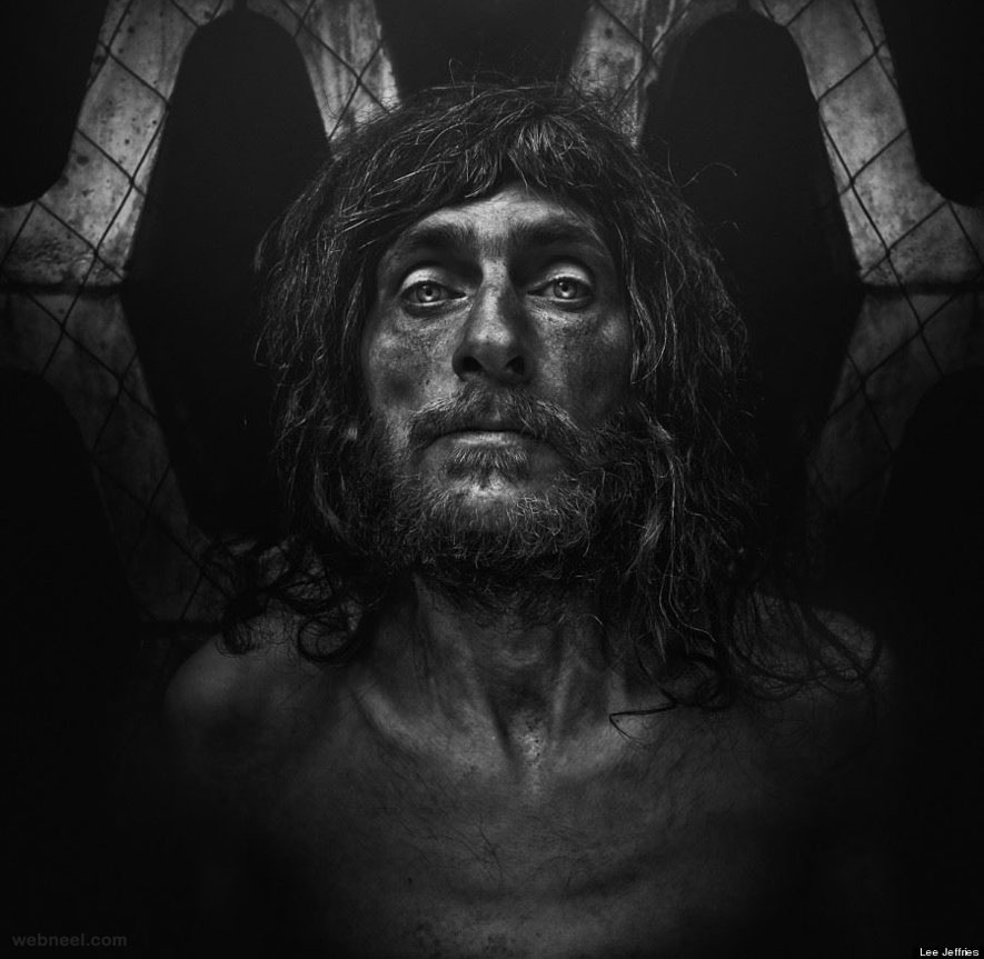 portrait photos homeless by leejeffries