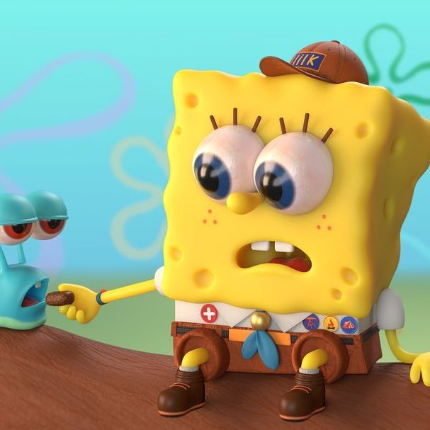 3d model sponge bob