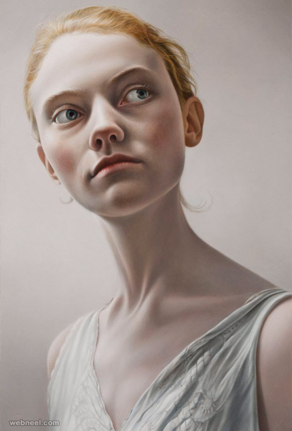 oil painting realistic mary jane ansell