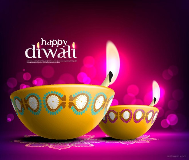 25 Beautiful Diwali Greeting cards Design and Happy Diwali Wishes 2020