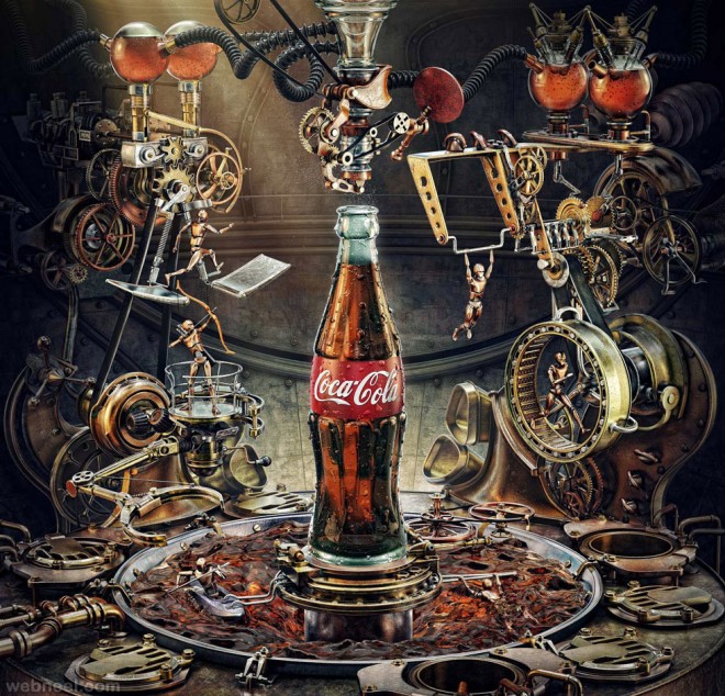 coca cola 3d model by aleksandr kuskov