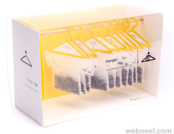 hanger tea packaging design