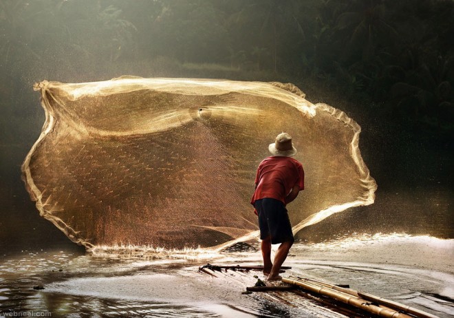 most amazing photo fishing net