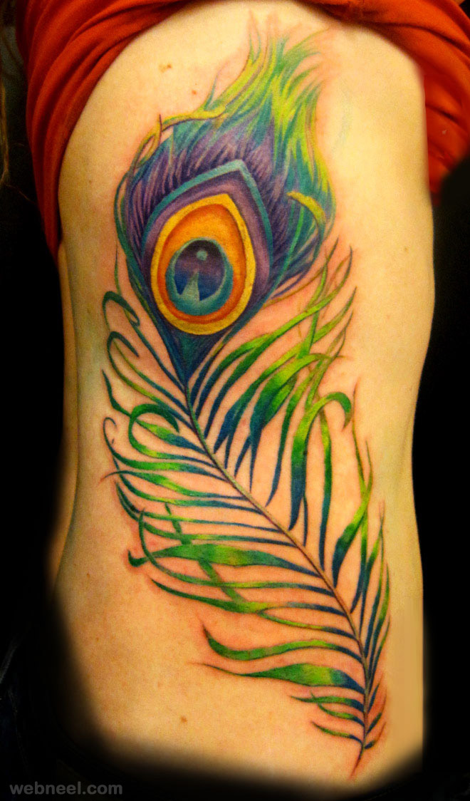 Peacock Feather Tattoo 34