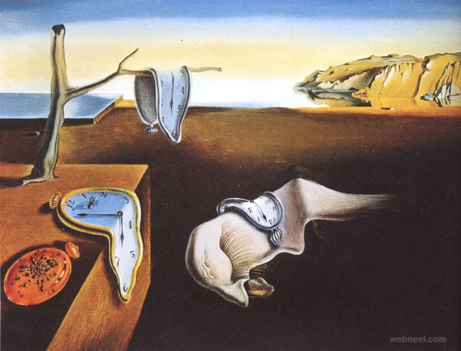the persistence of memory surreal art by salvador dali