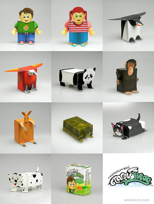Paper Design Animals Packaging Design 6