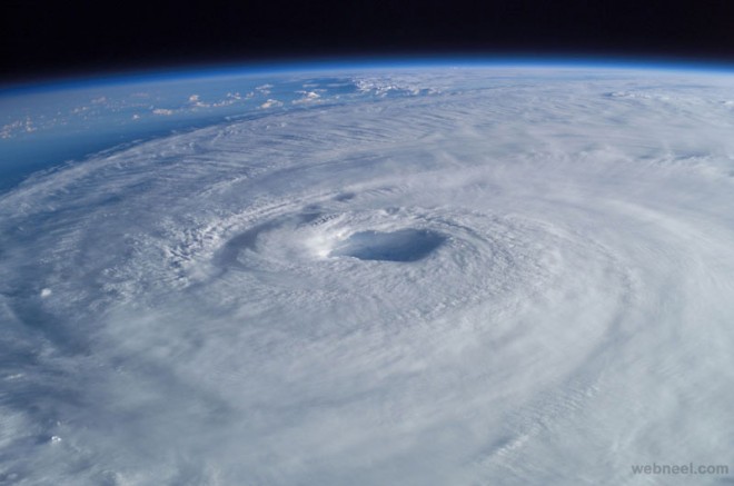 amazing photography hurricane space