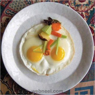 omelette deoration design