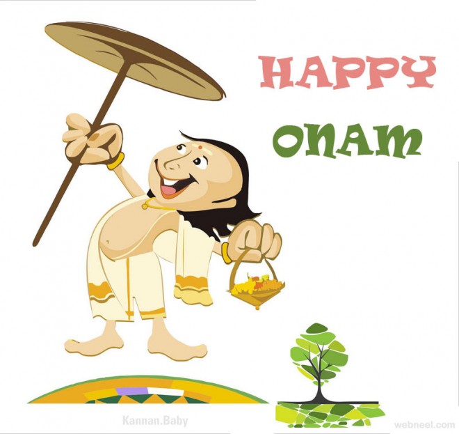 Happy Onam Greetings Mahabali Maveli 12