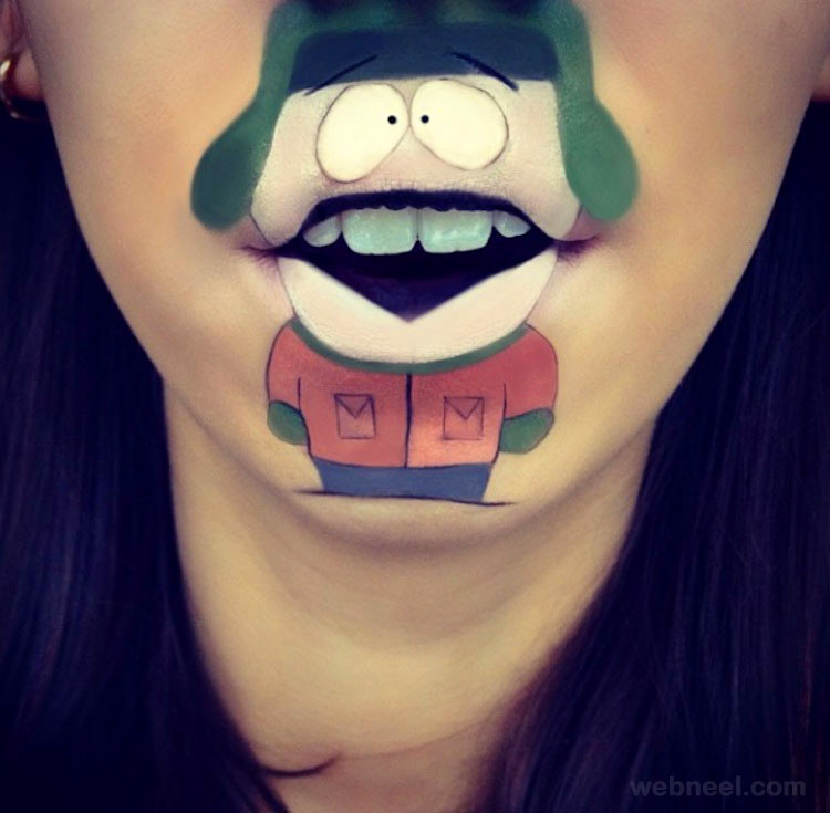 lip art funny